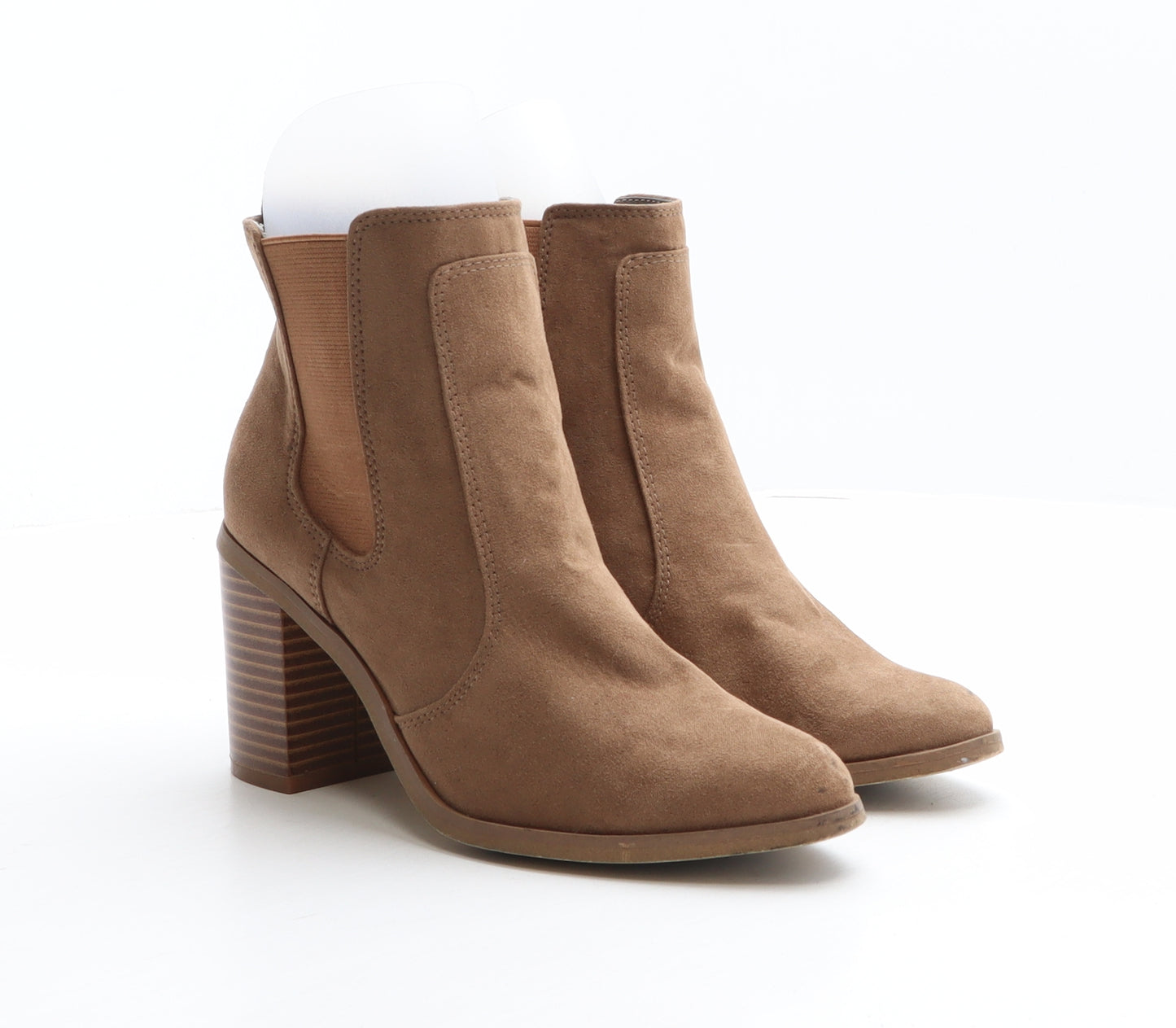 Papaya Womens Brown Polyester Chelsea Boot UK 3 36