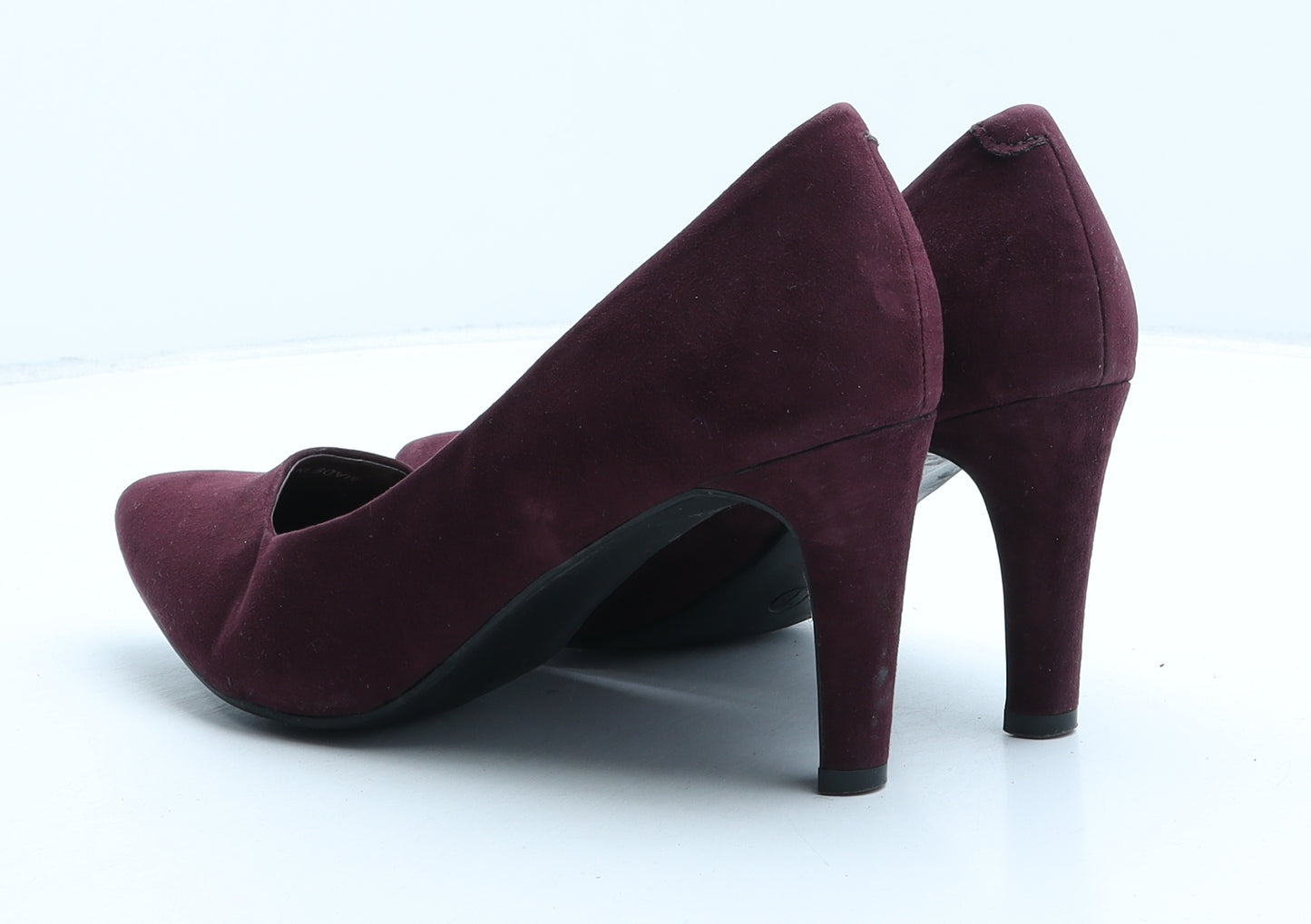 Marks and Spencer Womens Purple Suede Court Heel UK 7