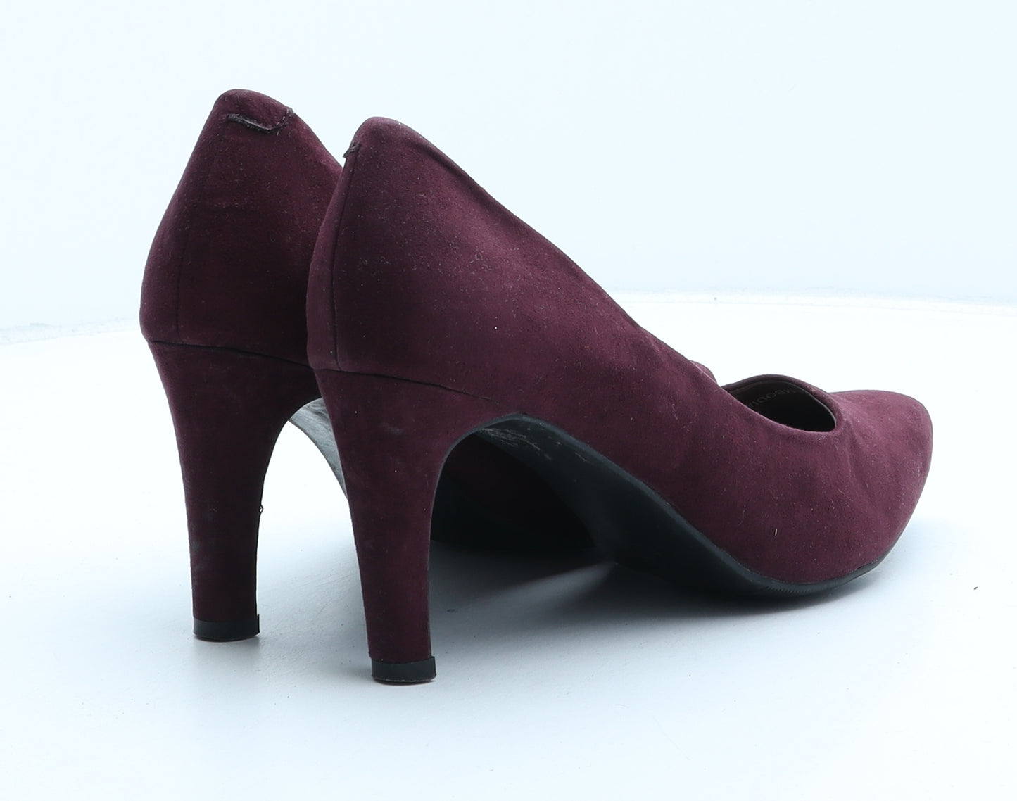 Marks and Spencer Womens Purple Suede Court Heel UK 7