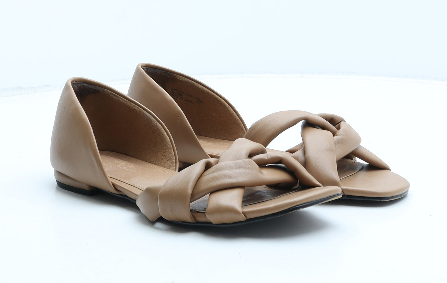 NEXT Womens Brown Synthetic Strappy Sandal UK 6.5