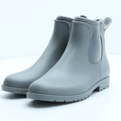 Very Womens Grey Synthetic Wellies Boot UK 6