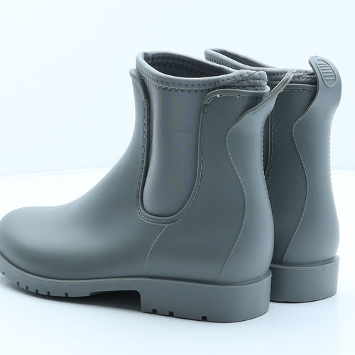 Very Womens Grey Synthetic Wellies Boot UK 6