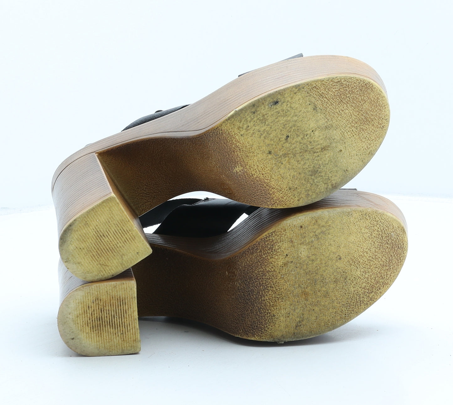 Very Womens Black Synthetic Slingback Heel UK 6