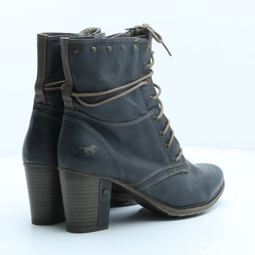 Mustang Womens Black Synthetic Bootie Boot UK 7 40