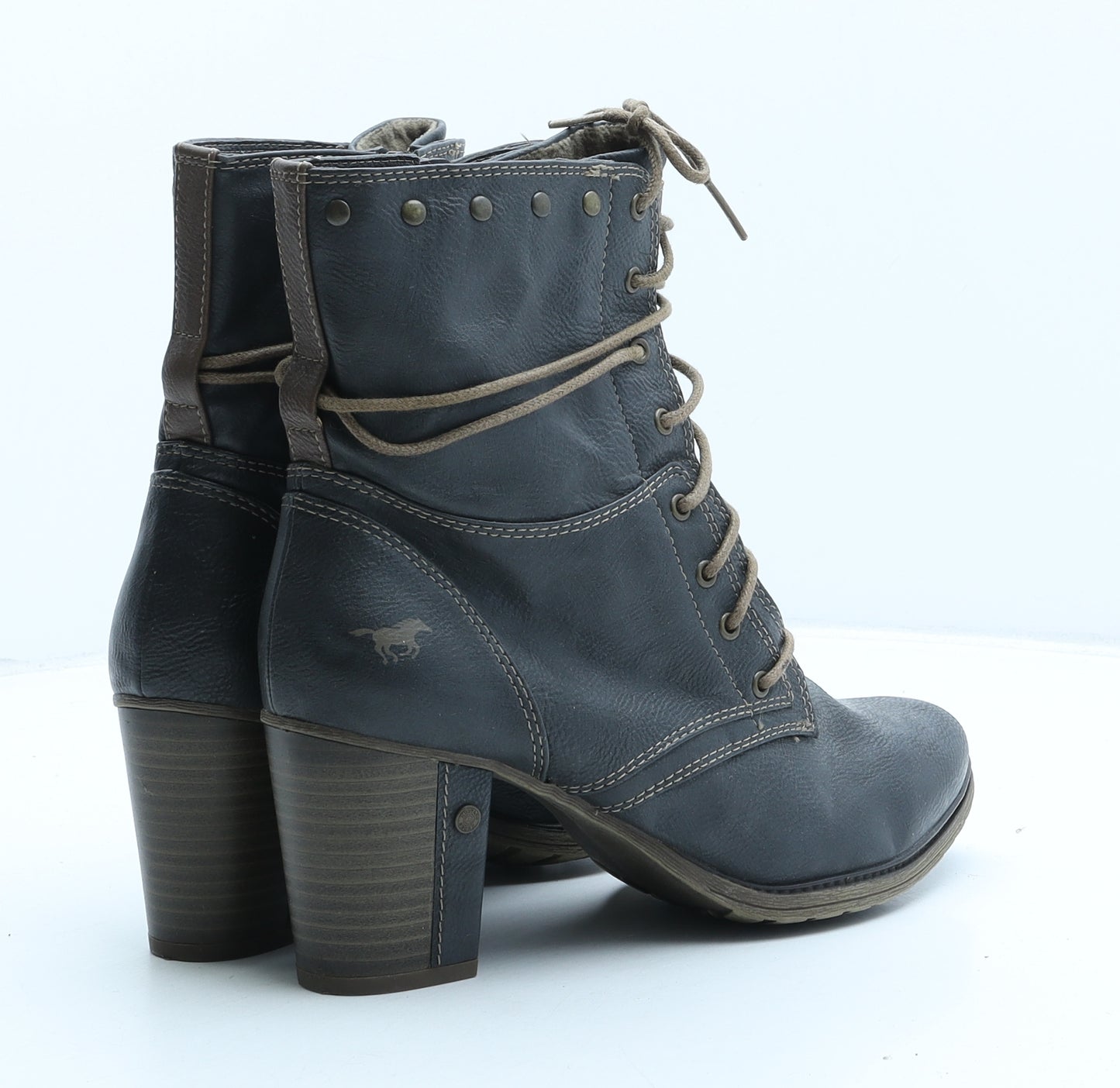 Mustang Womens Black Synthetic Bootie Boot UK 7 40