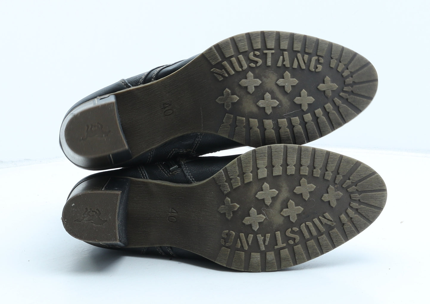 Mustang Womens Black Synthetic Bootie Boot UK 7 40