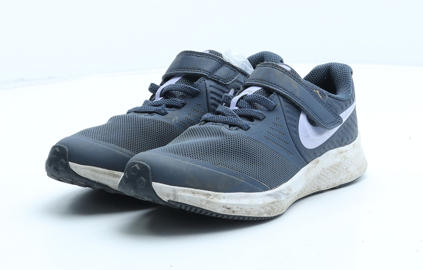 Nike Girls Blue Synthetic Trainer UK 13.5