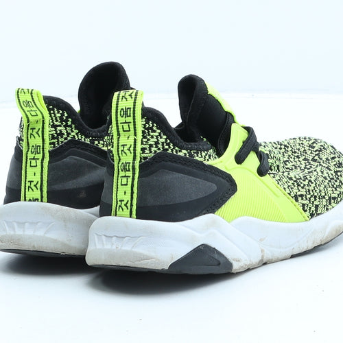 NEXT Boys Green Geometric Synthetic Trainer UK 12