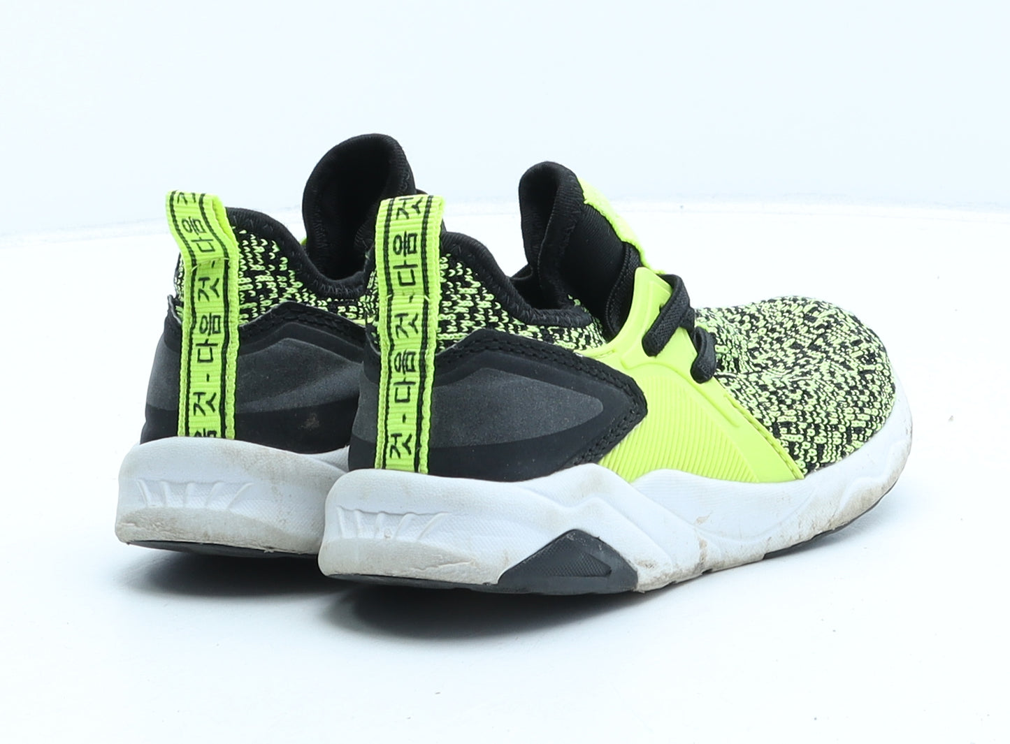 NEXT Boys Green Geometric Synthetic Trainer UK 12