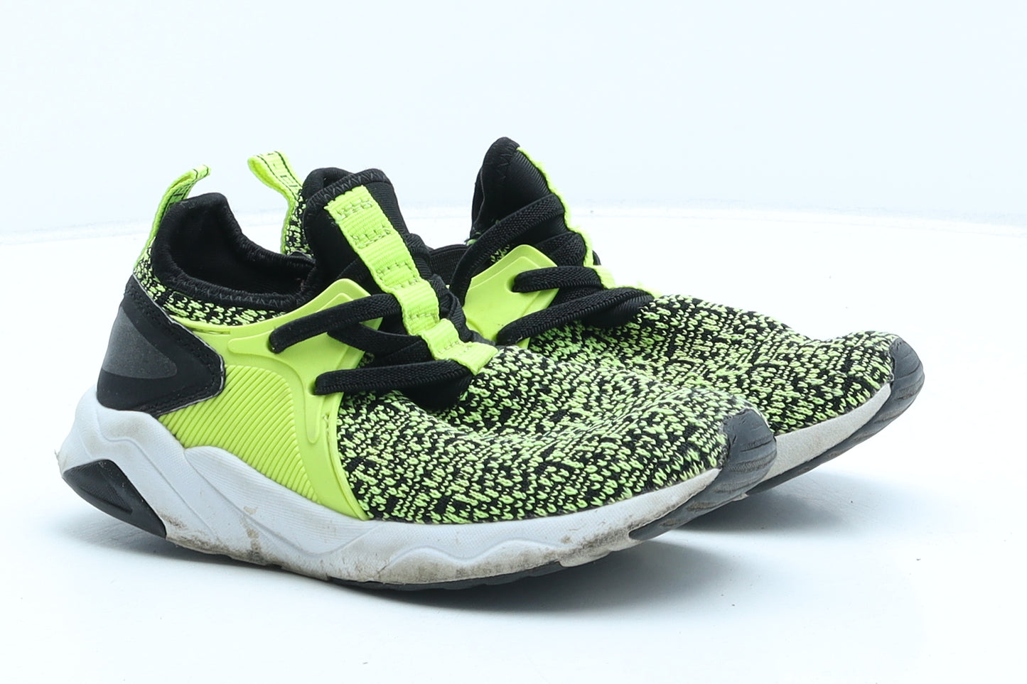 NEXT Boys Green Geometric Synthetic Trainer UK 12