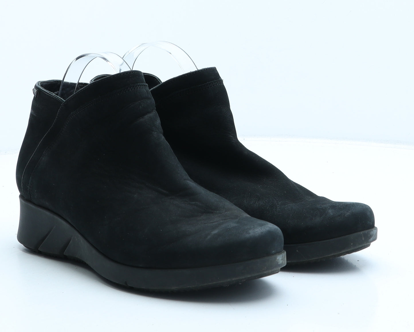 Mephisto Womens Black Leather Bootie Boot UK 6.5