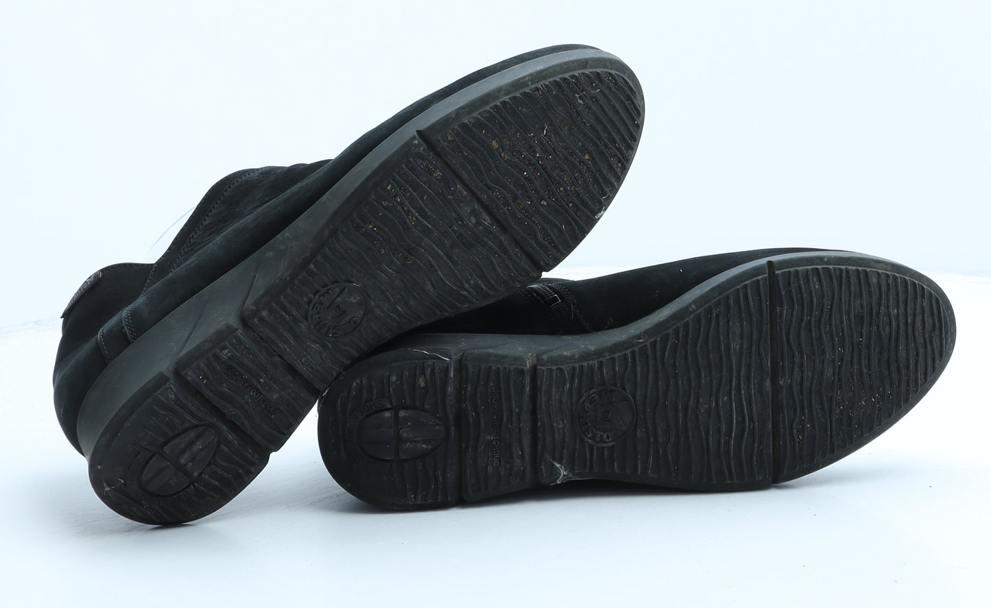 Mephisto Womens Black Leather Bootie Boot UK 6.5