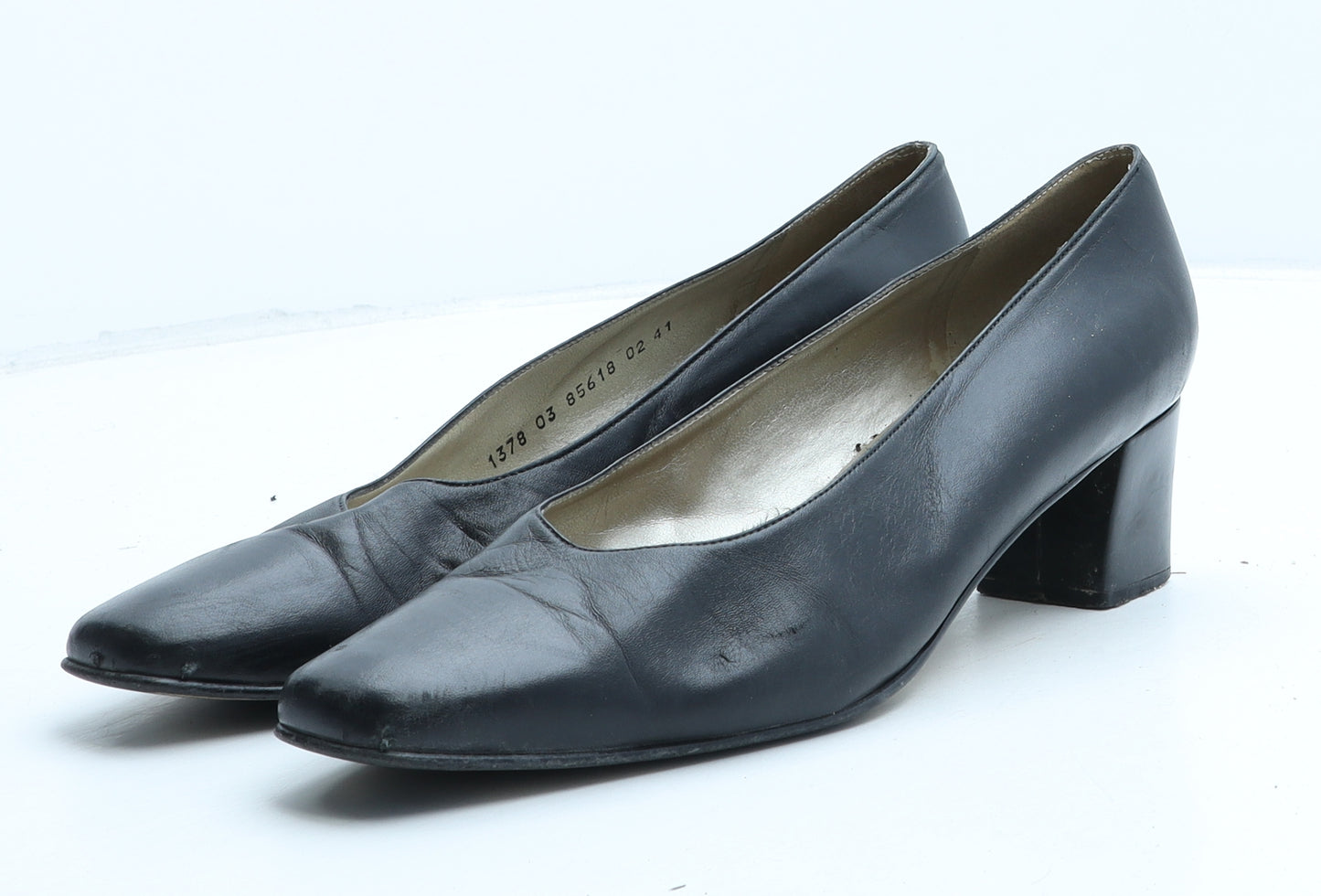 Roland Cartier Womens Black Synthetic Court Heel UK 8 41