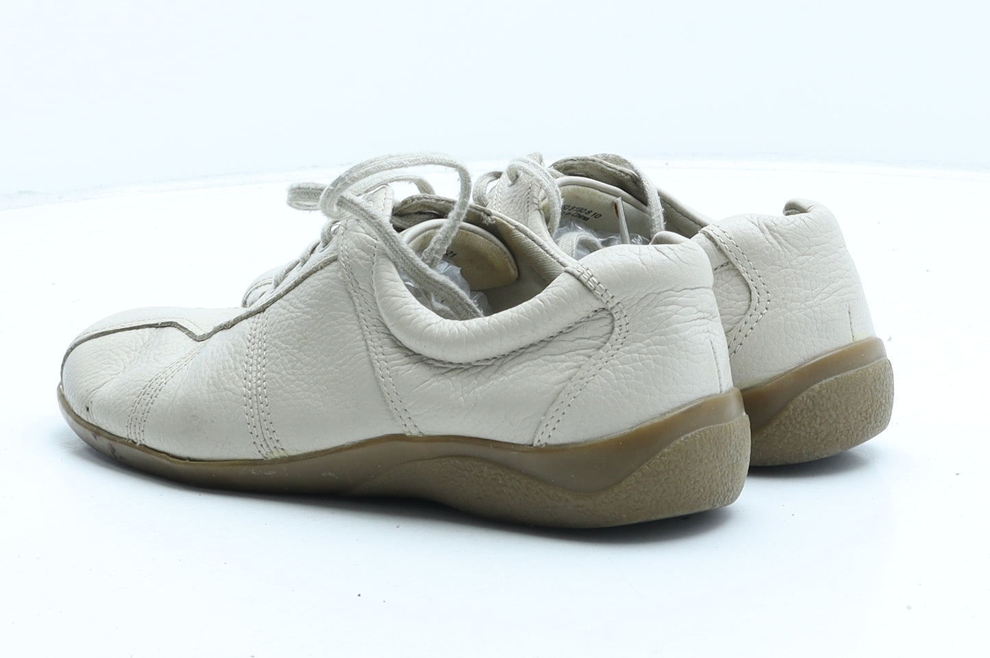 FootGlove Womens Beige Synthetic Trainer UK 4
