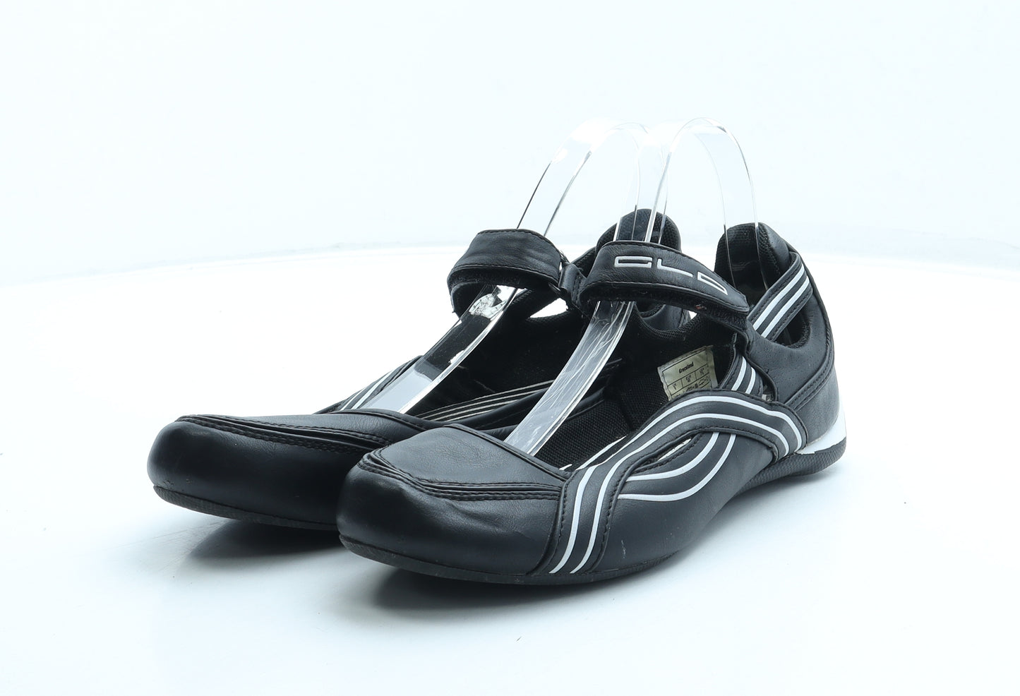 Graceland Womens Black Synthetic Flat UK 6