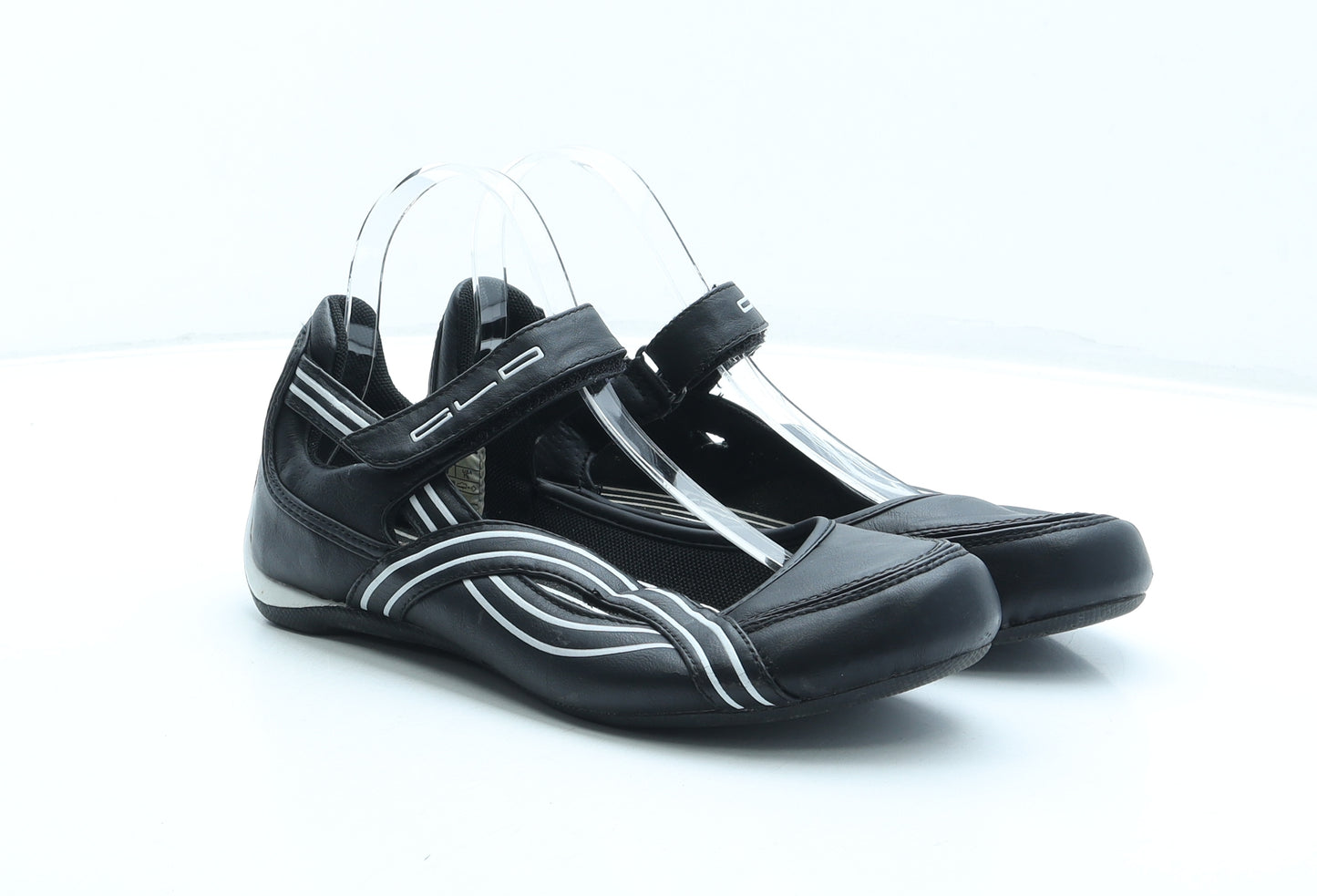 Graceland Womens Black Synthetic Flat UK 6