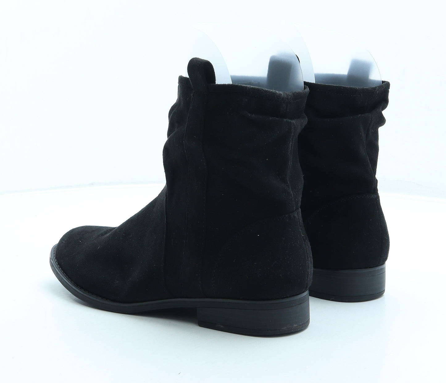 F&F Womens Black Synthetic Bootie Boot UK 6 39