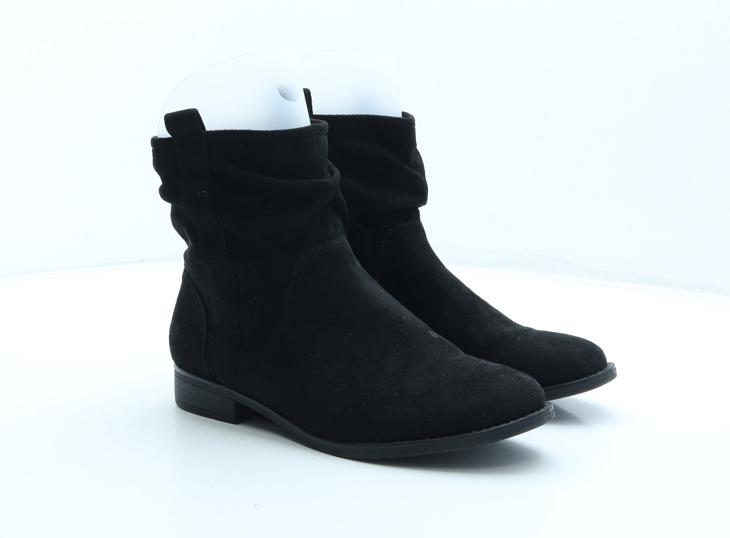 F&F Womens Black Synthetic Bootie Boot UK 6 39