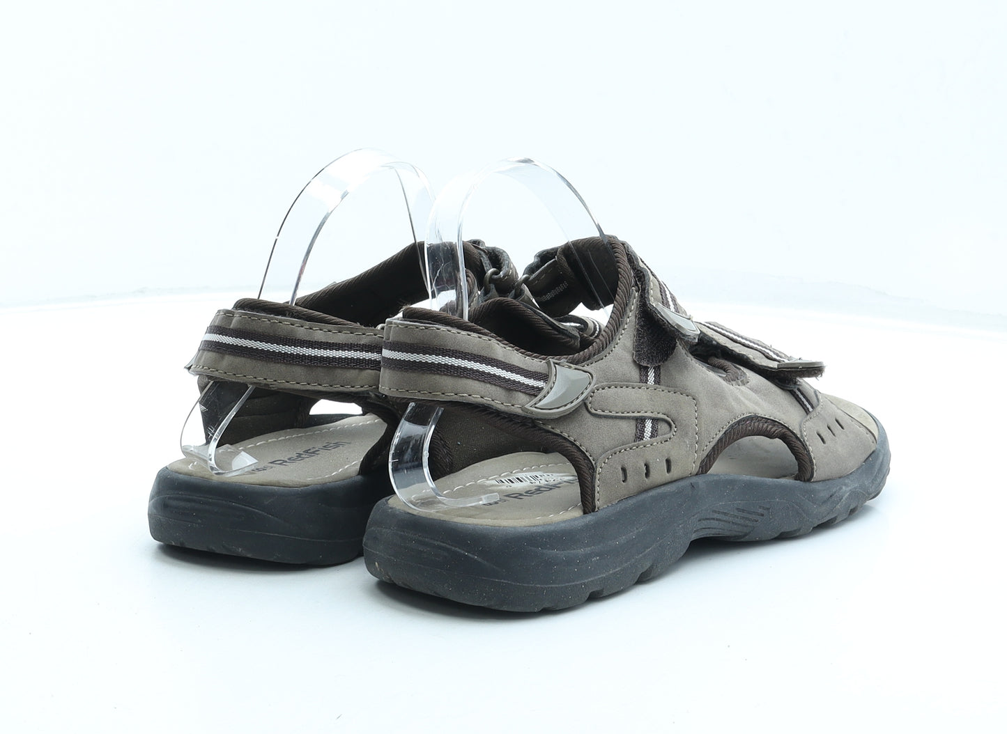 Redfish Mens Brown Synthetic Slip On Sandal UK 8 - Fisherman