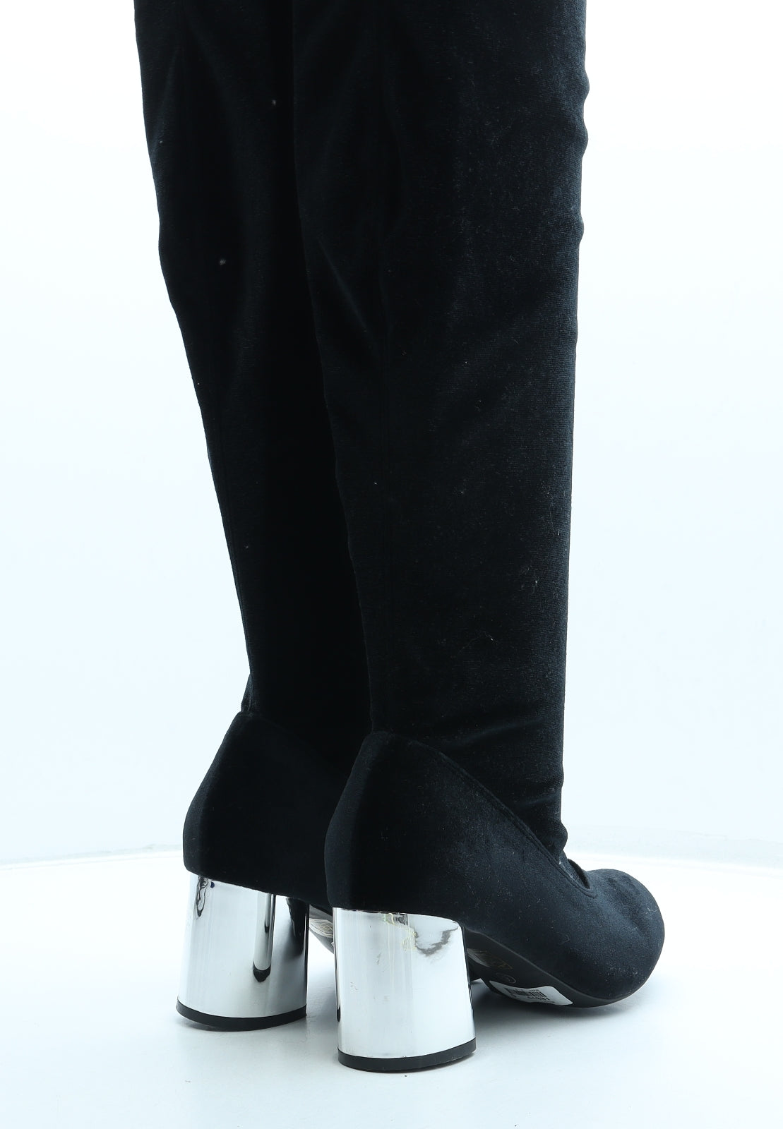 Shoe Zone Womens Black Synthetic Bootie Boot UK 6