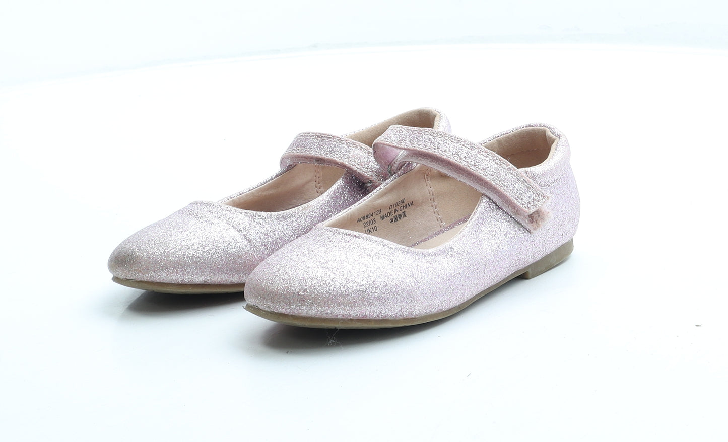 NEXT Girls Pink Synthetic Ballet Flat UK 10