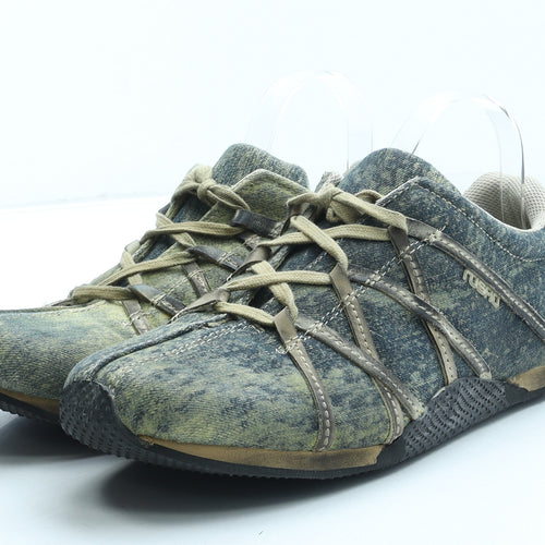 Nushu Mens Green Polyester Trainer UK 9