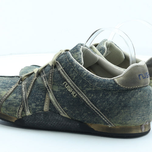 Nushu Mens Green Polyester Trainer UK 9