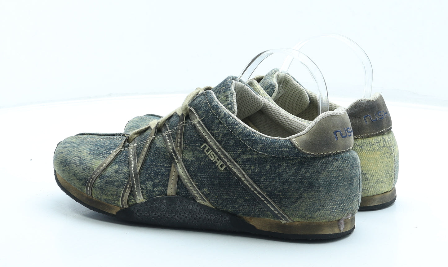 Nushu Mens Green Polyester Trainer UK 9