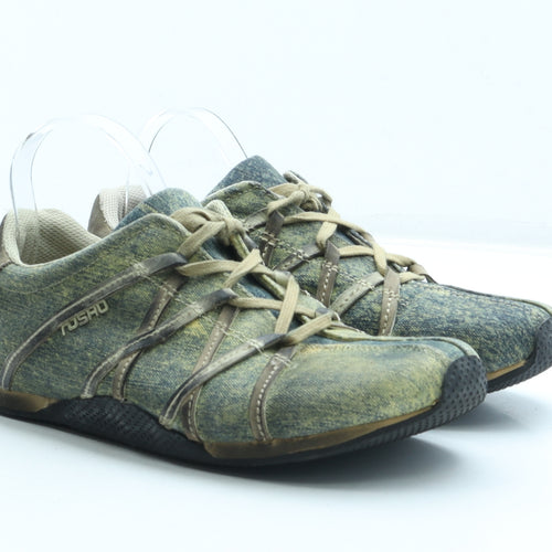 Nushu Mens Green Polyester Trainer UK 9