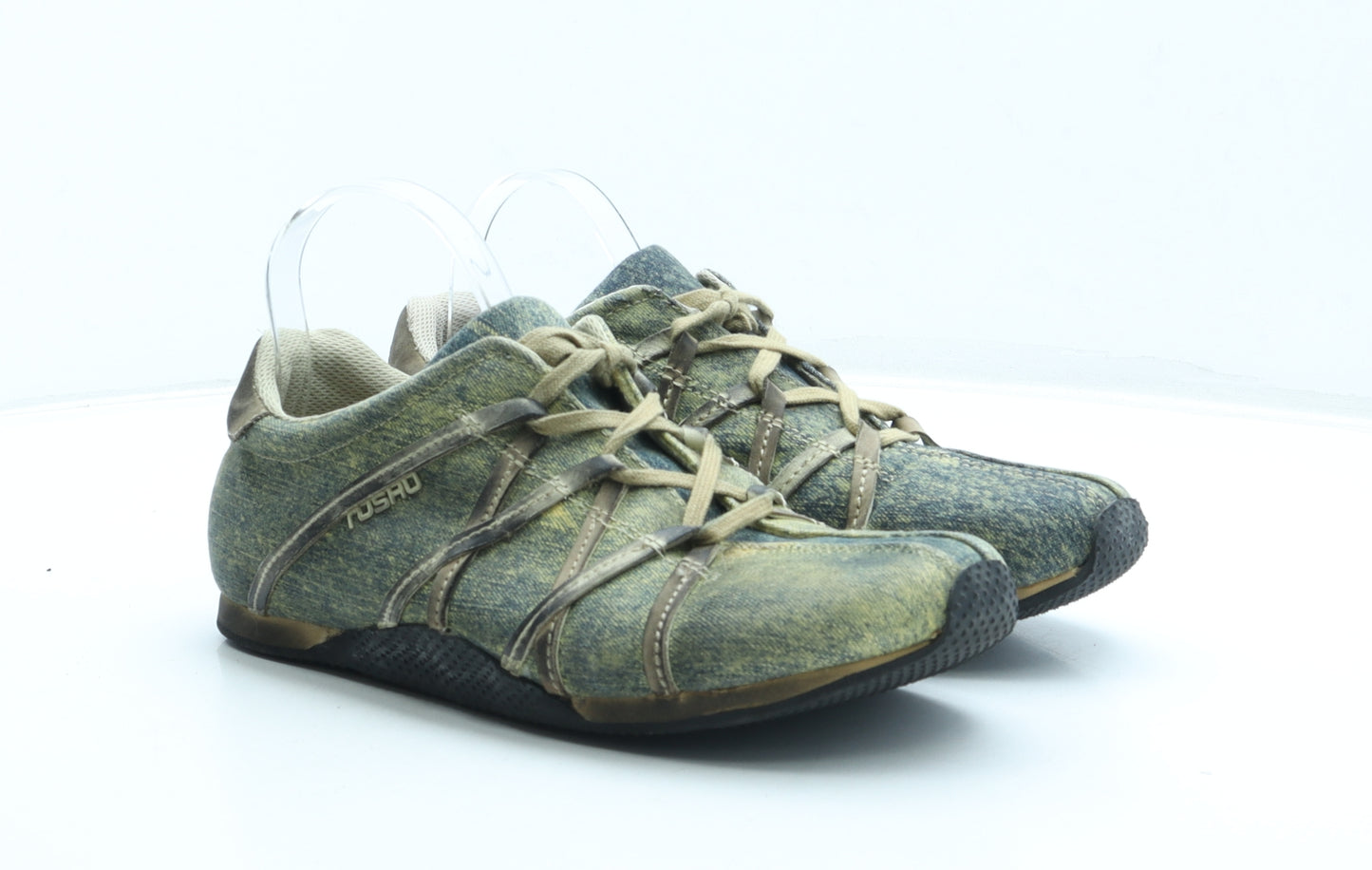 Nushu Mens Green Polyester Trainer UK 9