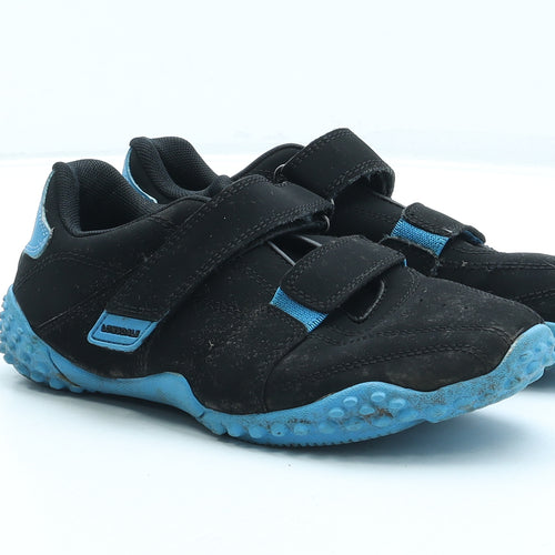 Lonsdale Boys Black Synthetic Trainer UK 3