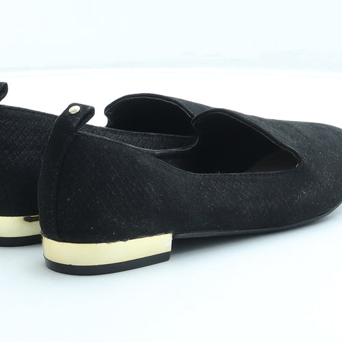 Primark Womens Black Leather Ballet Flat UK 4 37