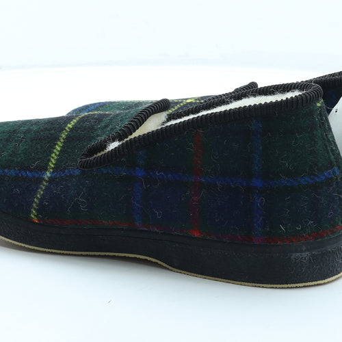 La Veritable Semelflex Mens Multicoloured Plaid Synthetic Loafer Slipper UK 9 43