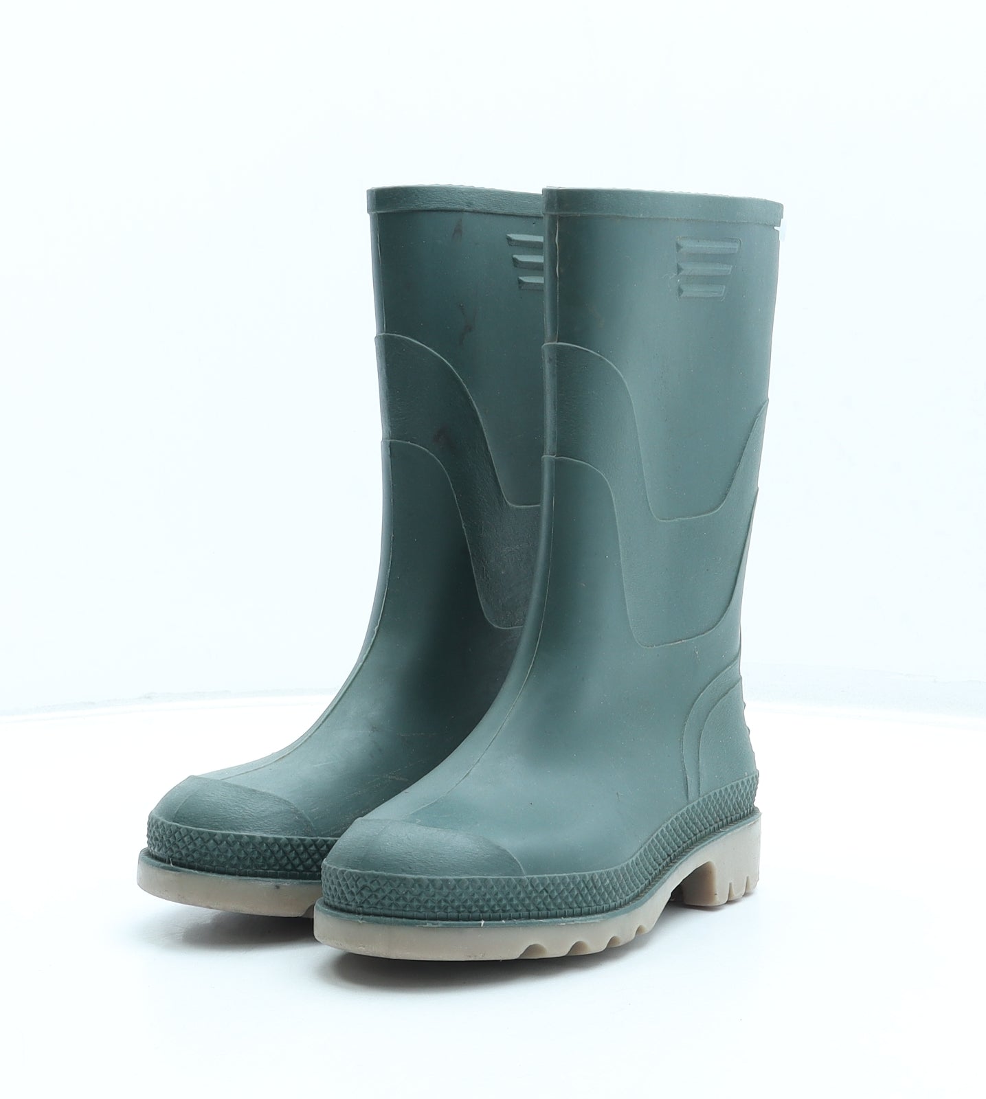 Preworn Boys Green Rubber Wellies Boot UK 13