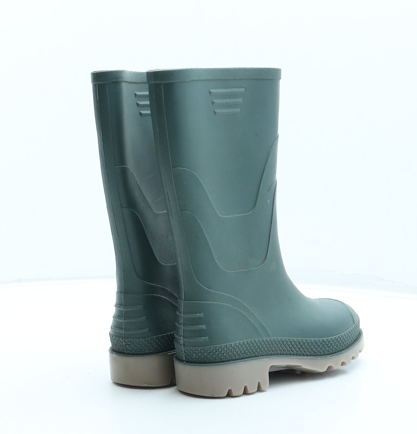 Preworn Boys Green Rubber Wellies Boot UK 13