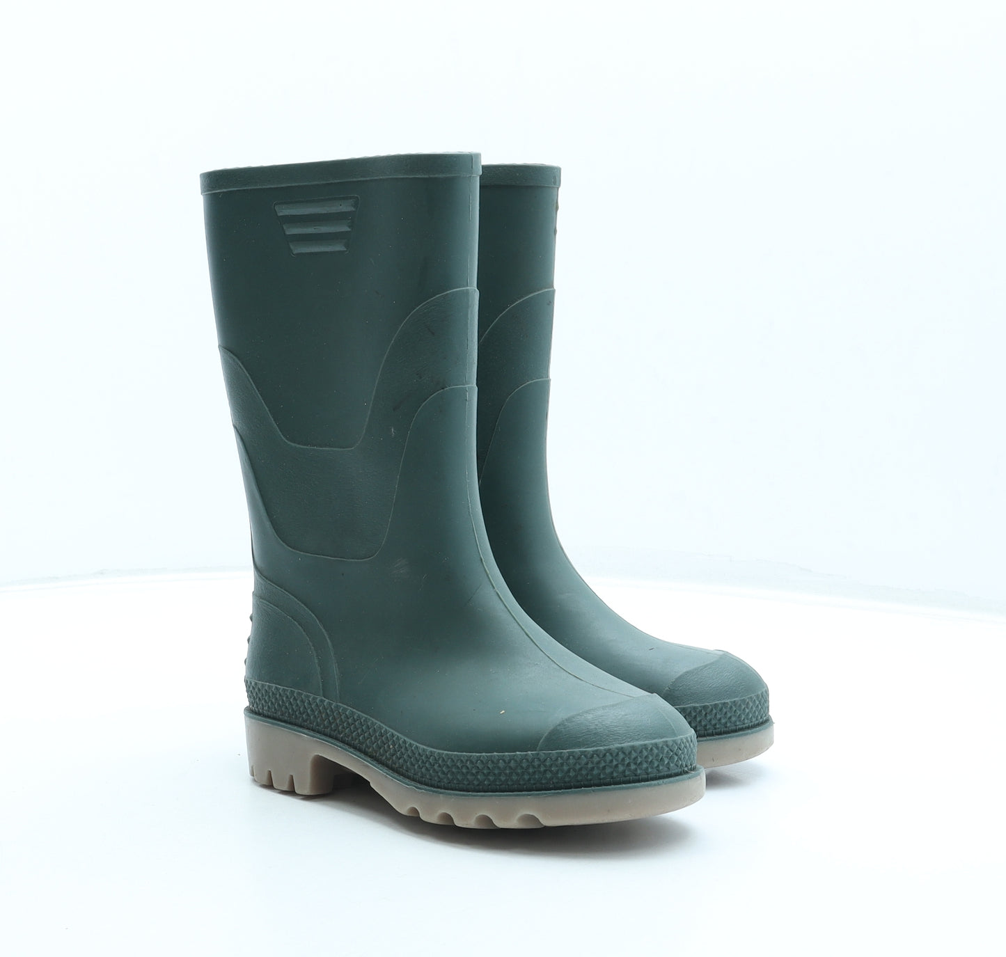 Preworn Boys Green Rubber Wellies Boot UK 13