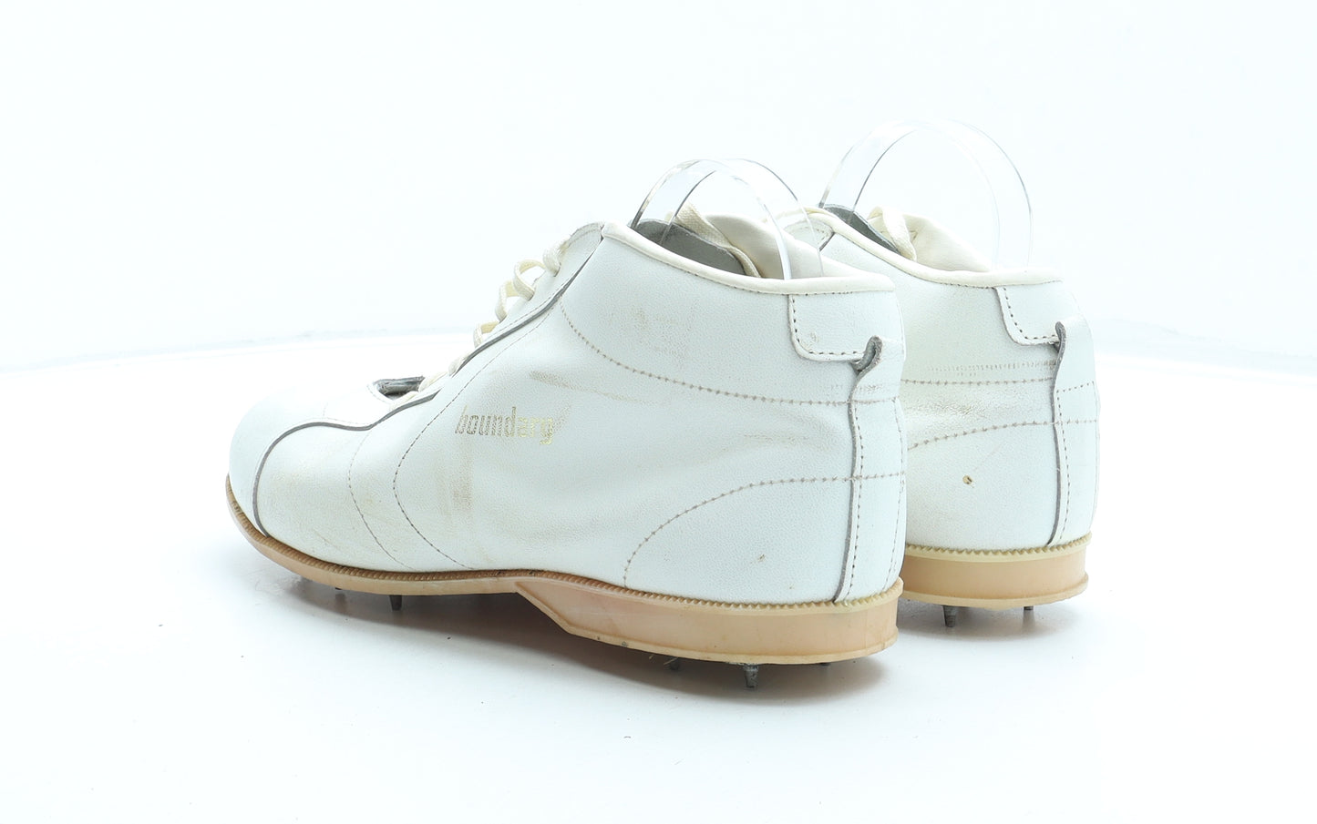 Welkin Mens White Leather Trainer UK 10