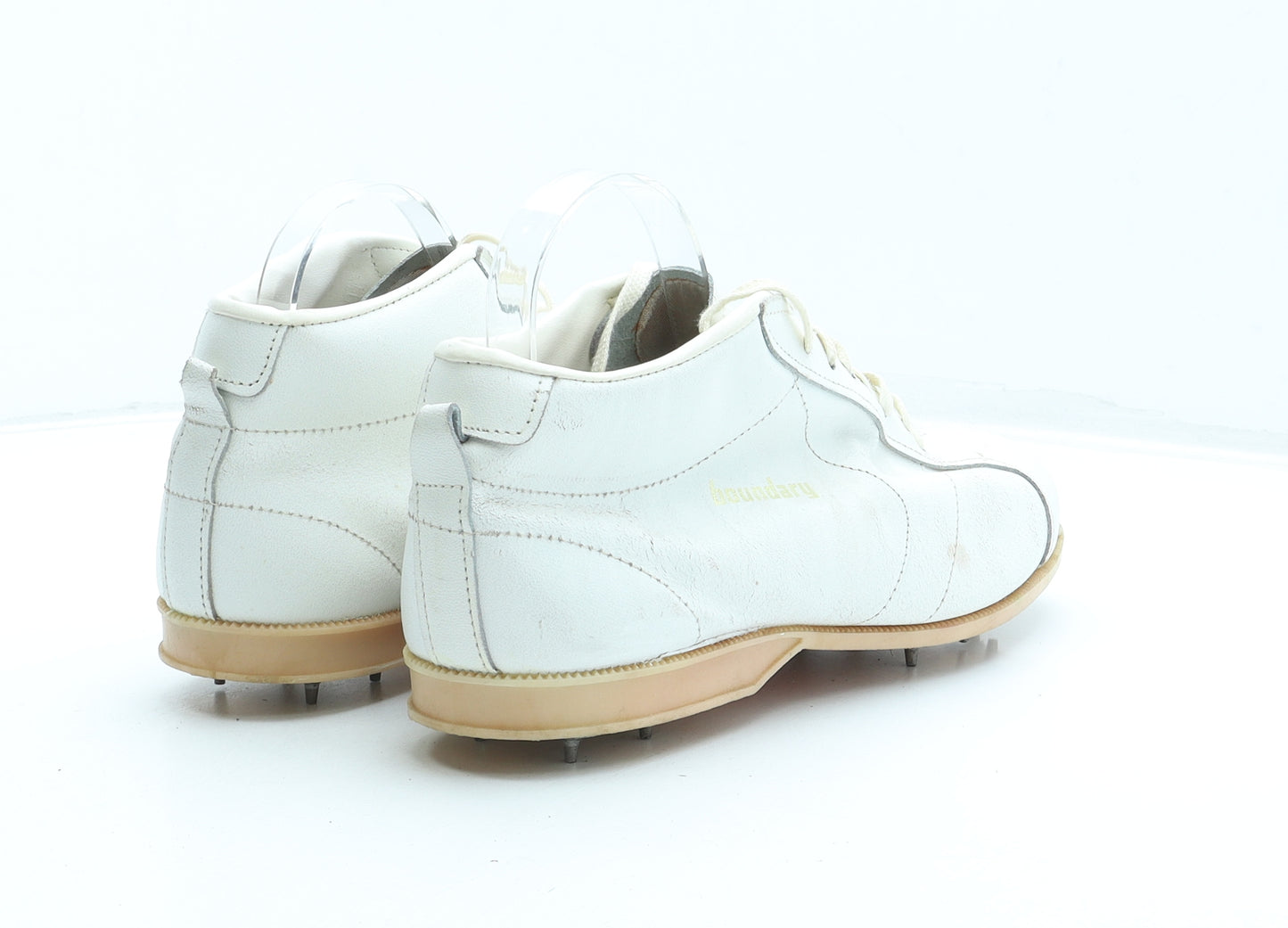 Welkin Mens White Leather Trainer UK 10