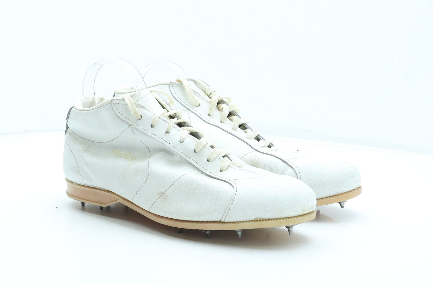 Welkin Mens White Leather Trainer UK 10