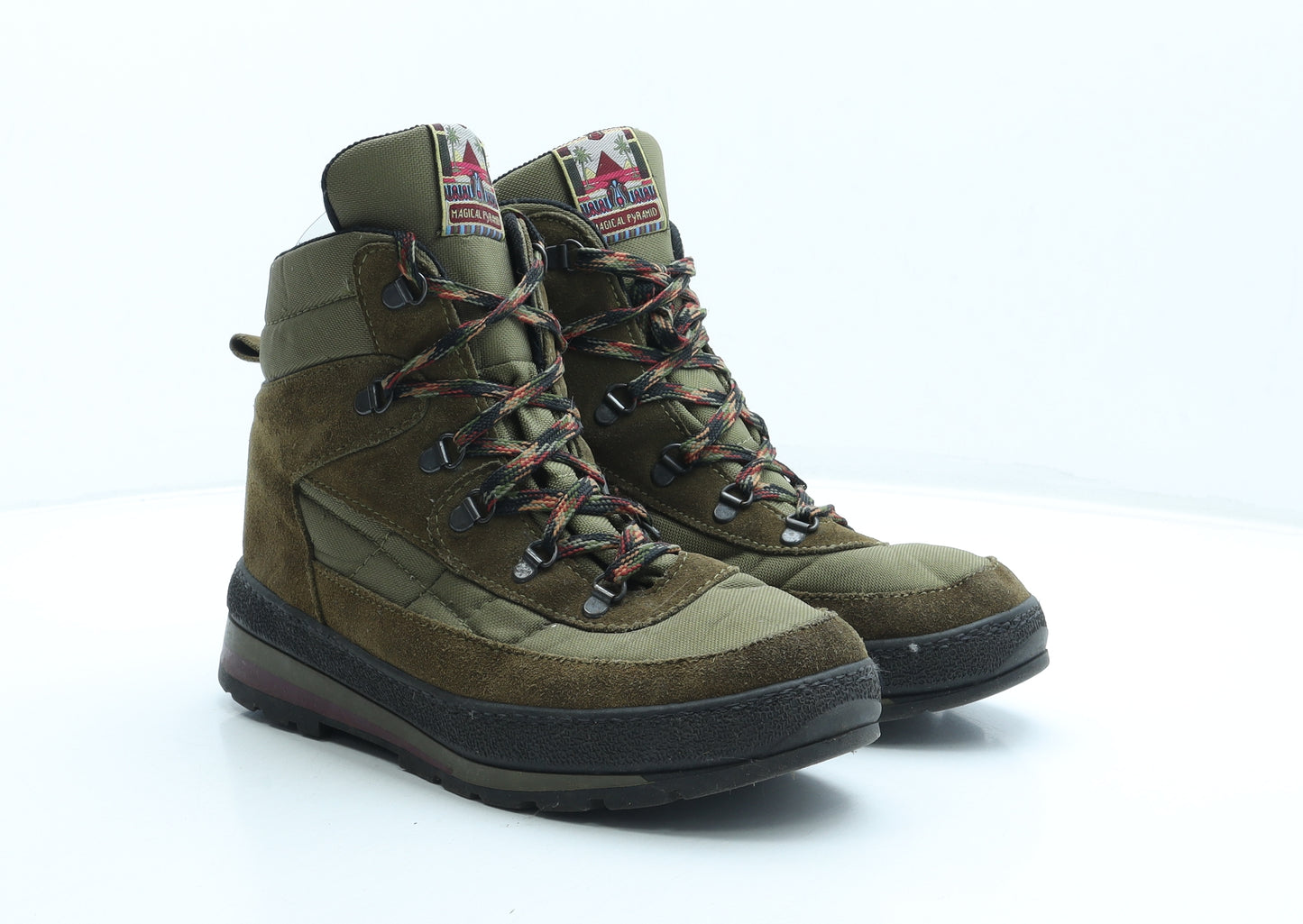 Gelert Mens Green Leather Bootie Boot UK 9 43 - Walking
