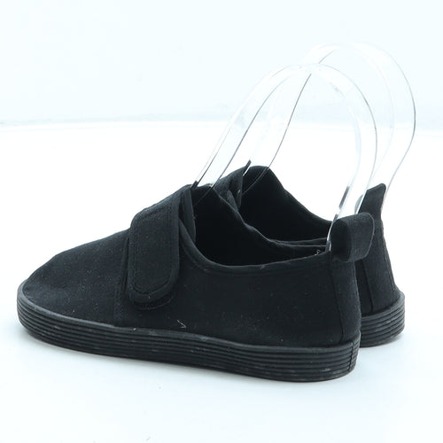 Preworn Boys Black Polyester Trainer UK 9