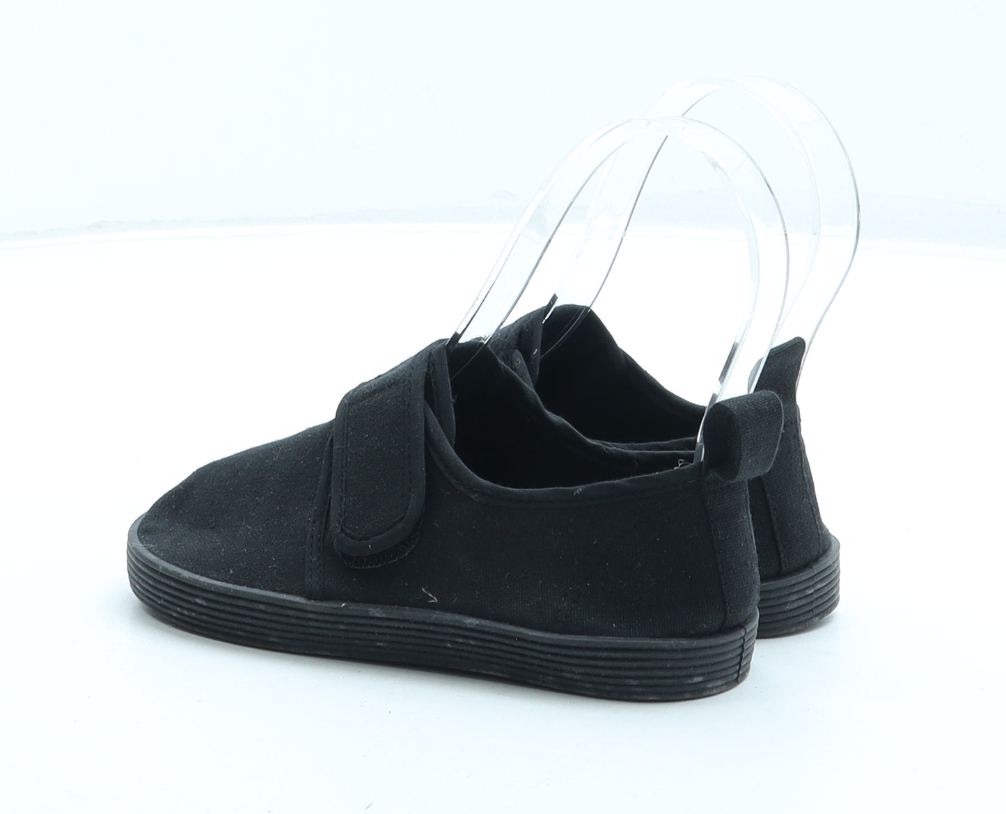 Preworn Boys Black Polyester Trainer UK 9