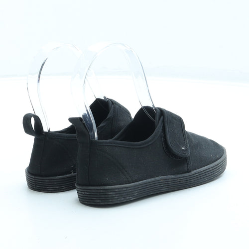 Preworn Boys Black Polyester Trainer UK 9