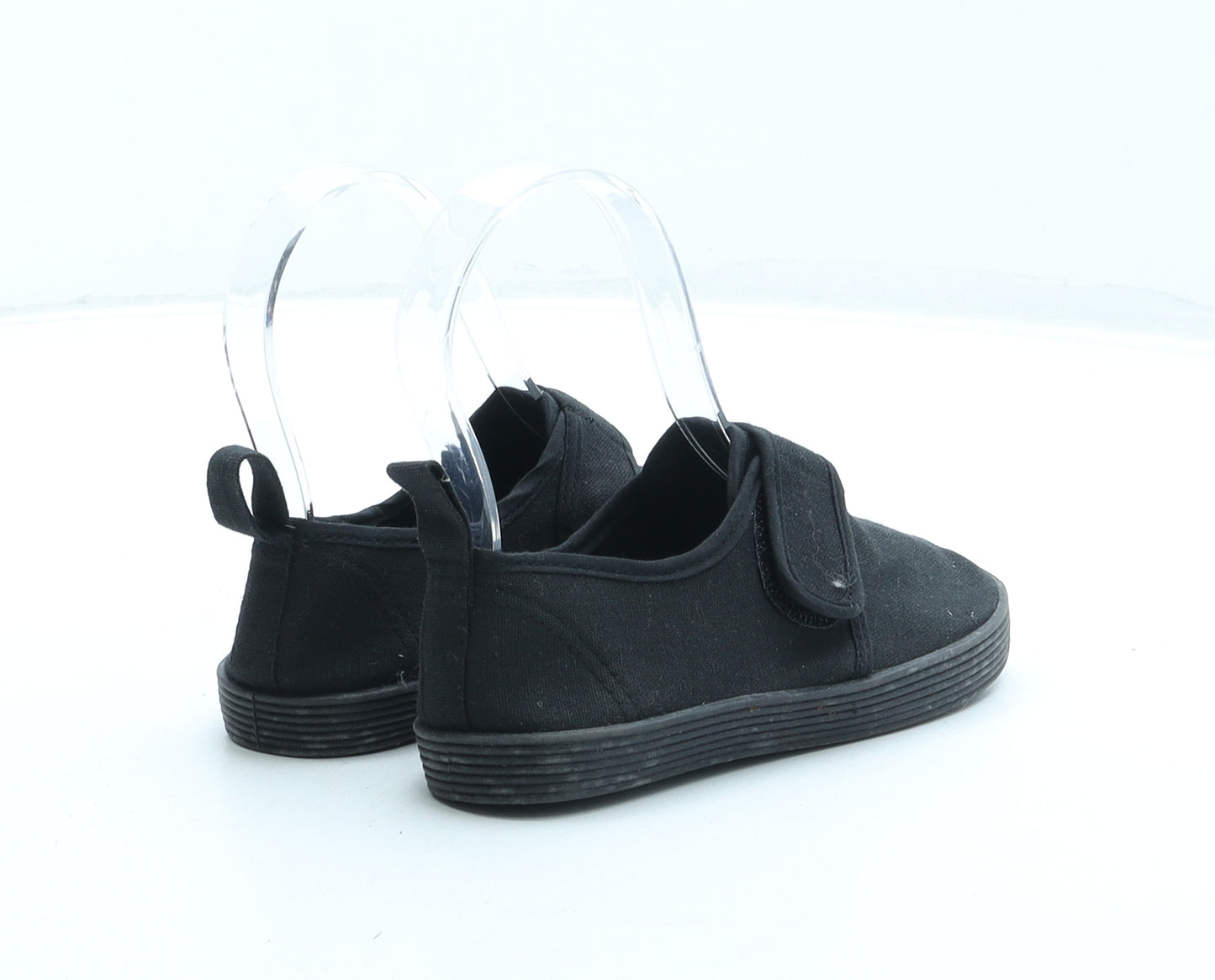 Preworn Boys Black Polyester Trainer UK 9