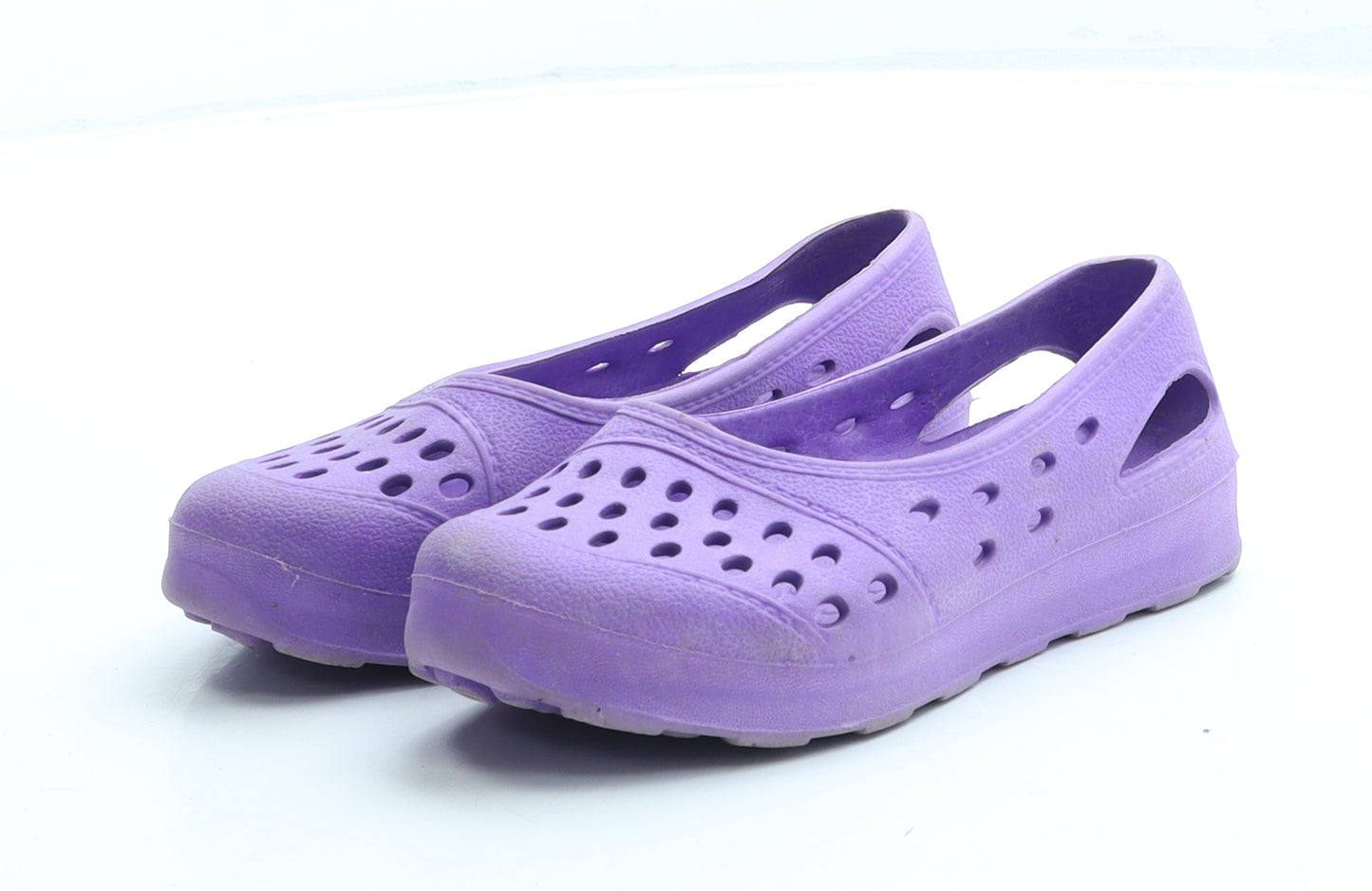 Nasim Girls Purple Rubber Ballet Flat UK 11.5 29