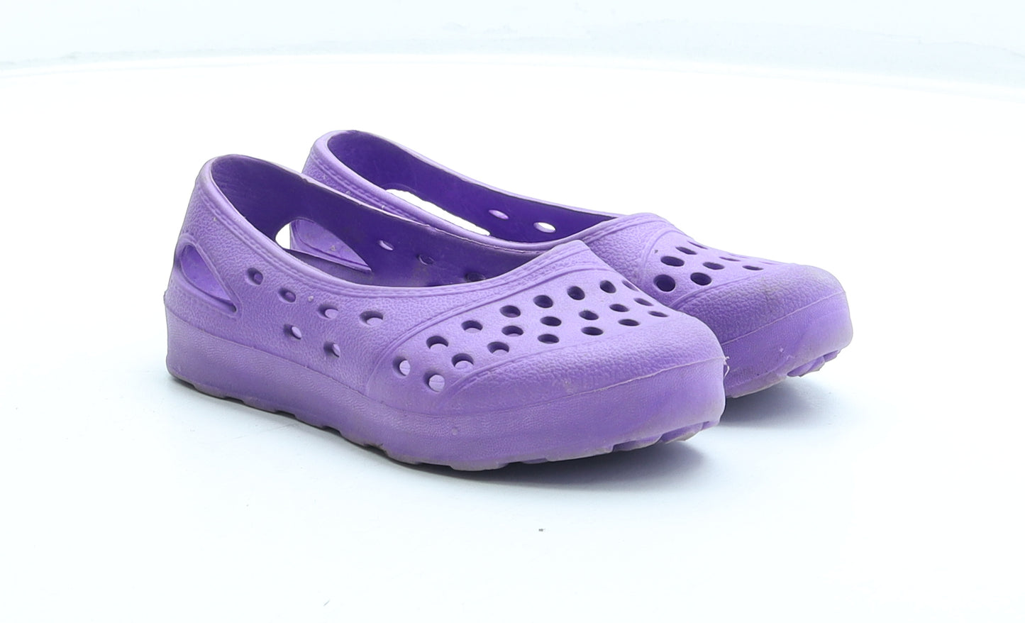 Nasim Girls Purple Rubber Ballet Flat UK 11.5 29
