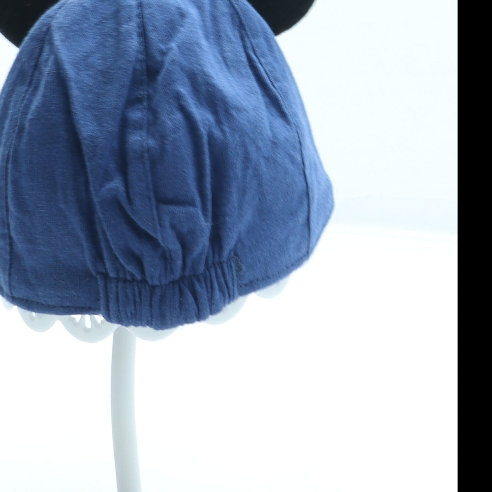 George Boys Blue 100% Cotton Baseball Cap Size S - Mickey Mouse Ears