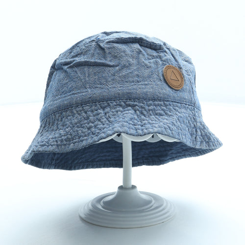 George Boys Blue Cotton Bucket Hat Size S