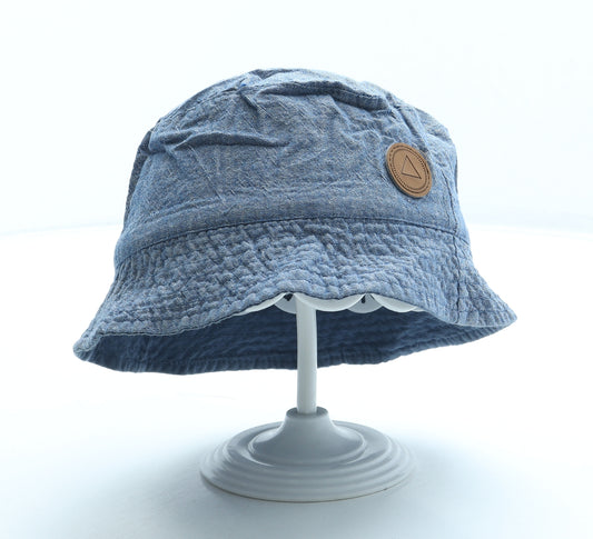 George Boys Blue Cotton Bucket Hat Size S