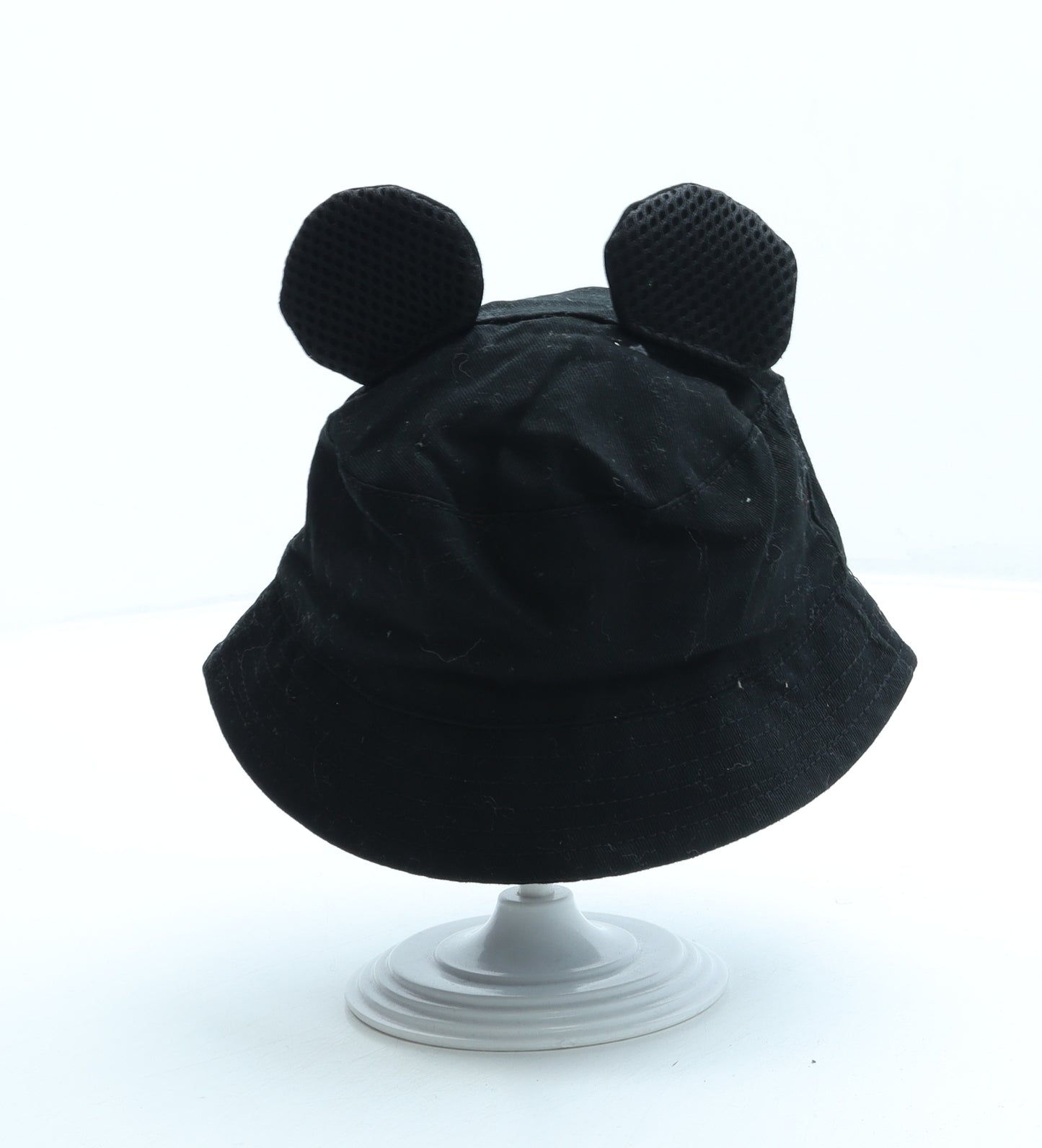 Primark Boys Black Cotton Bucket Hat Size S - Mickey Mouse